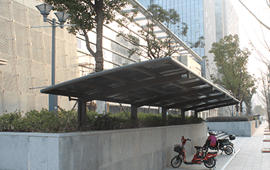 鋁合金自行車棚