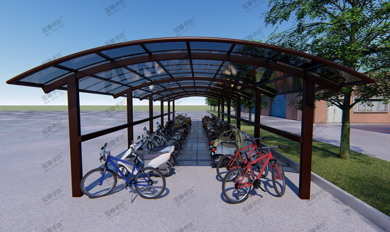 自行停車(chē)棚效果圖新出爐 自行停車(chē)棚效果圖新出爐