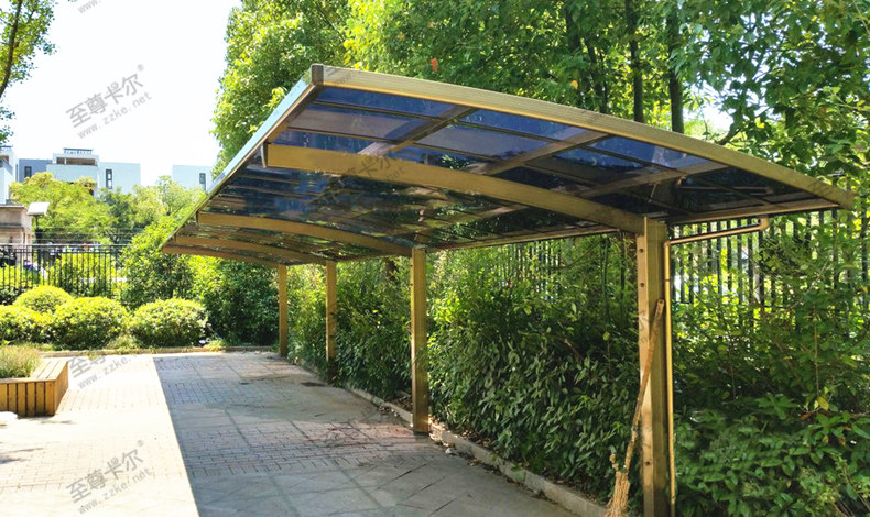 非機動車雨棚做法，小區非機動車雨棚施工方法