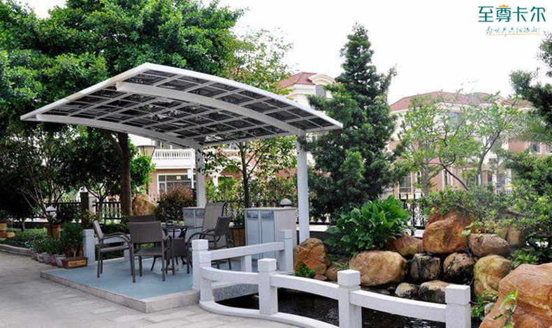 青島做雨棚的？廠家定制全鋁合金雨棚？